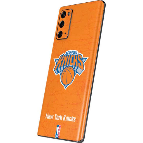 NBA New York Knicks Orange Primary Logo Galaxy Note20 5G Skin